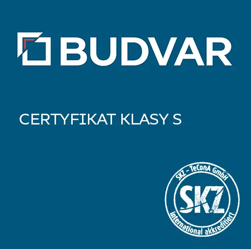 Certyfikat Klasa S — Certyfikat klasyfikacji okien — najwyższa klasa